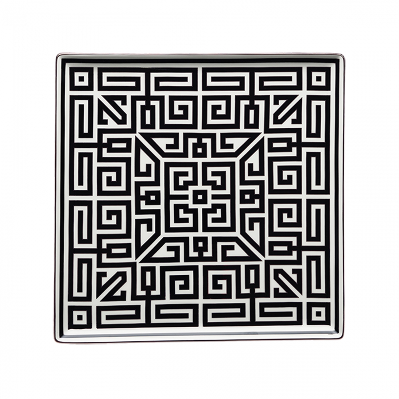 Ginori 1735 Labirinto Vide poche squared plate