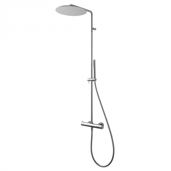 Treemme Up+ wall-mounted thermostatic shower column