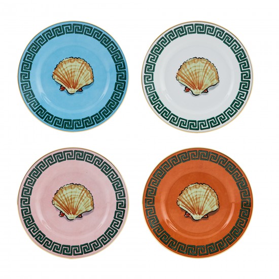 Ginori 1735 Il viaggio di Nettuno Set of four bread plates