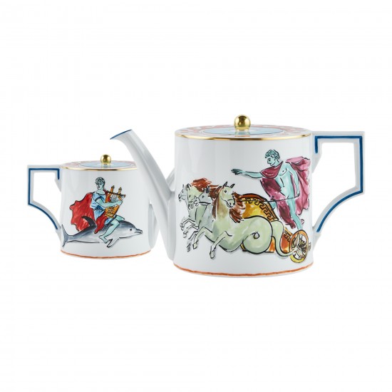 Ginori 1735 Il viaggio di Nettuno Teapot